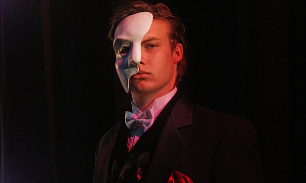 Brian Hall portrays the Phantom, the lead, in both casts.