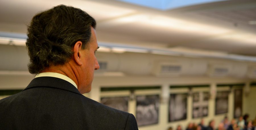 Video: Rick Santorum speaking at Grosse Pointe South
