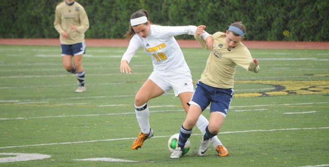 Girls soccer loses heart breaker to North