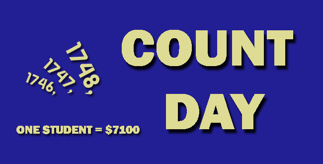 Student Count Day requires maximum attendance to receive state funds