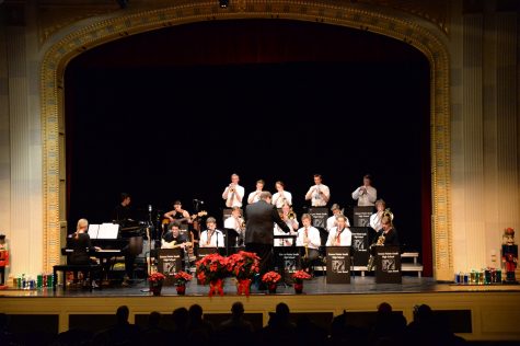 The South Jazz Band played at the Yule Be Boppin Concert on Dec. 9. The Jazz Band rehearses at least twice per week, sometimes for more than two hours at a time.