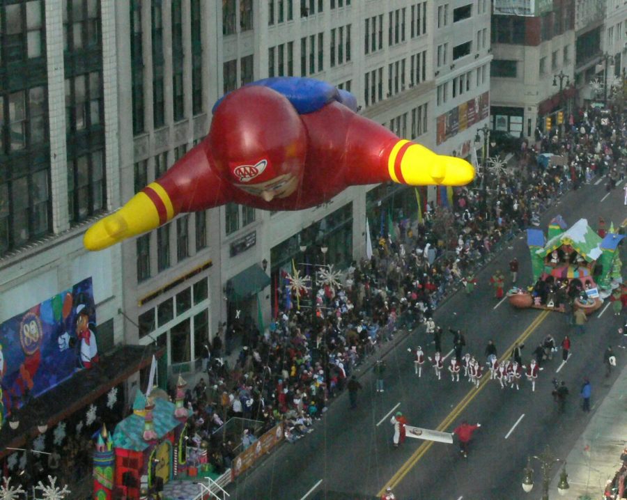 Thanksgiving day parade in Detroit.