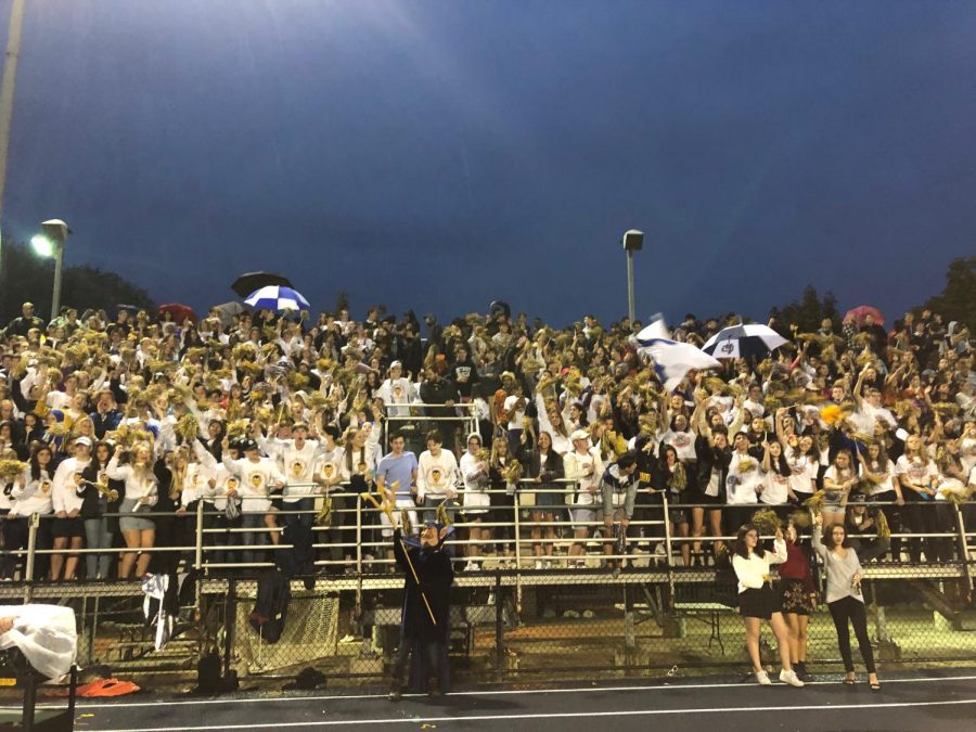For the South homecoming game Devils Den expanded the student section, and the crowd was filled and wild.