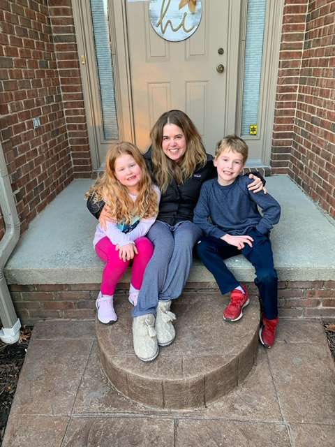 English teacher Erika Henk has worked hard to provide engaging lessons for her students while also being a mother to her two children. Photo courtesy of Erika Henk.