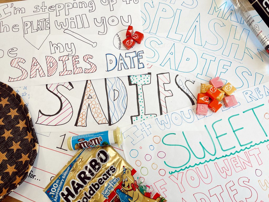 POSTER PROPSALS Above is an example of possibly Sadie Hawkins proposals with some added treats to sweeten the deal.