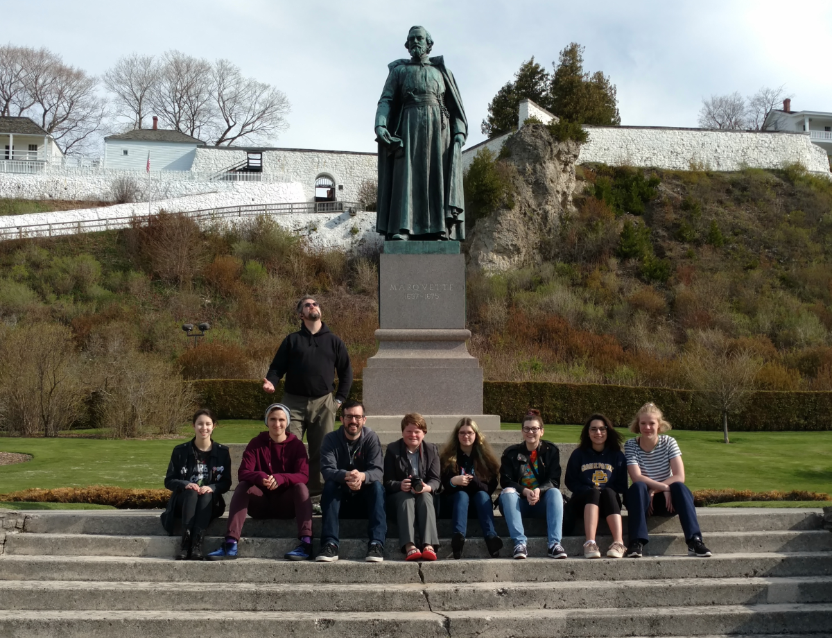 The poetry club at Mackinac Island.