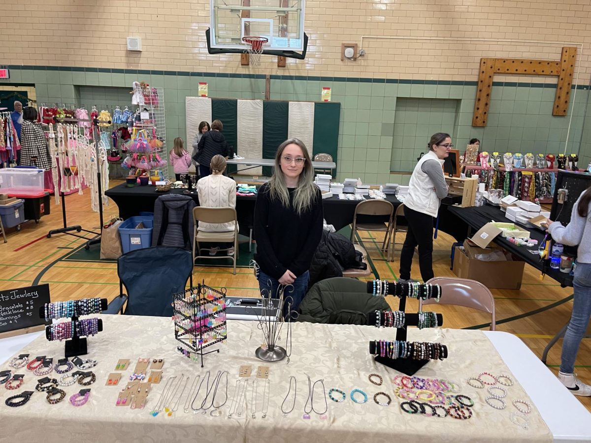 An affordable jewelry store perfect for Christmas gifts for your family. The jewelry was hand made and Anne Berman has been coming to the Bazaar for 10 years. 