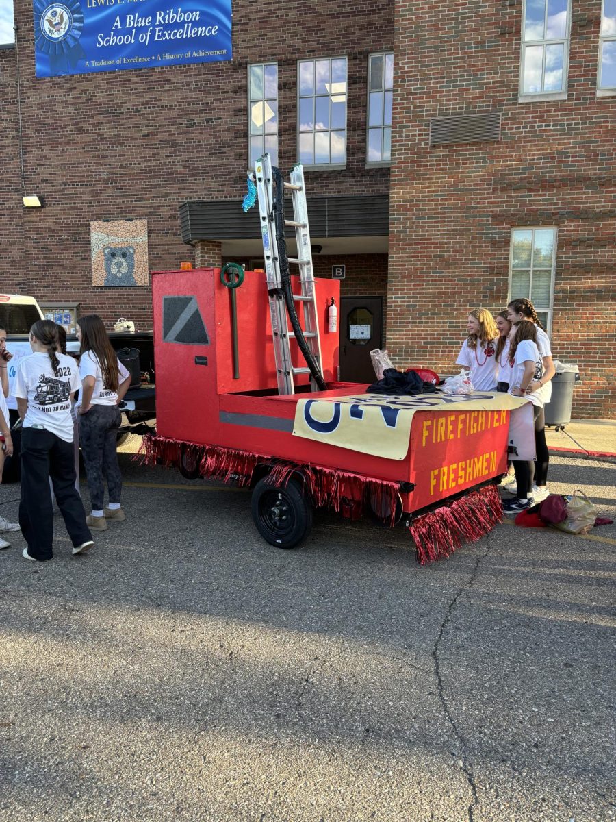 Firefighter Freshman’s float.