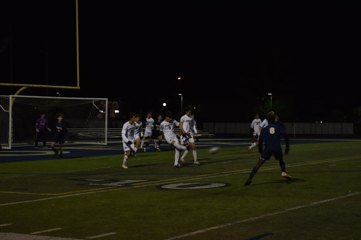 Fraser’s defensive wall punts the ball back over to the other side, followed by South returning seconds later to score their first goal.