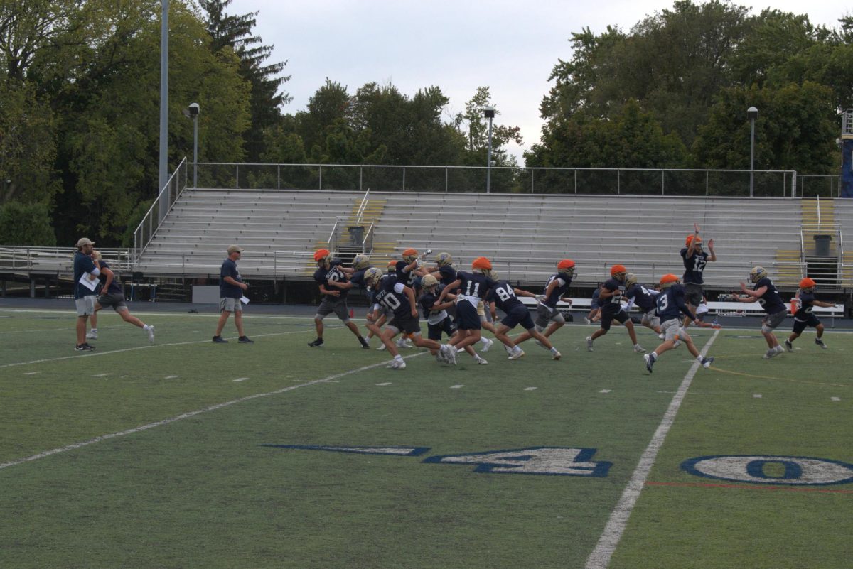 South's football team practices in earnest with hopes of being MAC white champions.