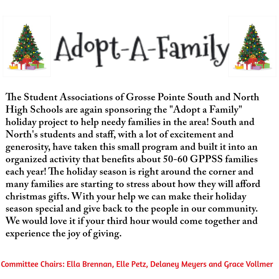 Student Association prepares for Adopt-A-Family