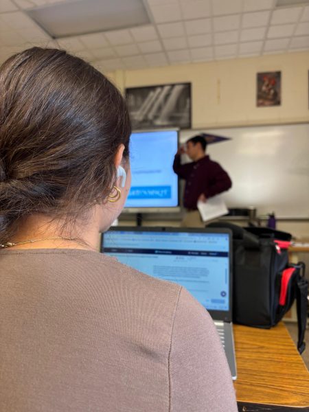 Students sometimes will listen to music through their Airpods while their teacher is instructing.