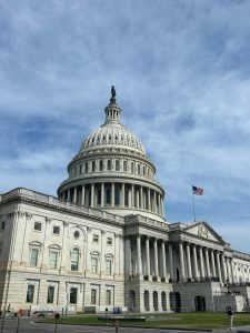 NATIONAL The United States Capitol pictured this past summer, where the the House of Representatives passed the ban on transgender athletes participating in female and male sports. 