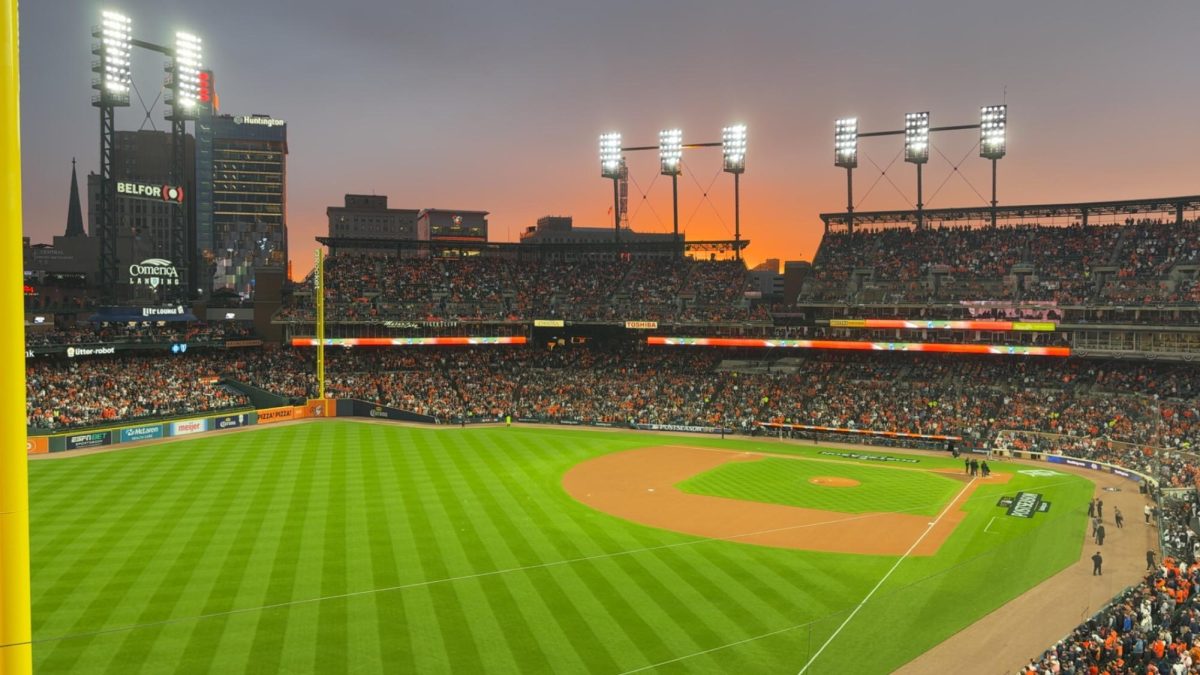 Detroit Tigers fans get ready for game 3 of the ALDS. Photo Courtesy: Jack Danielewicz