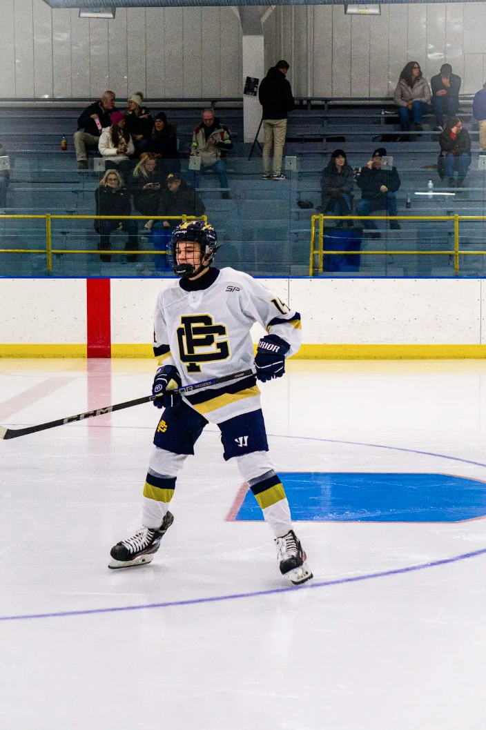Reid McGuckin ‘29 has been a contributing player to the varsity team as a freshman, uplifting the culture and offensive attack. Photo courtesy of thaddeus Houk.