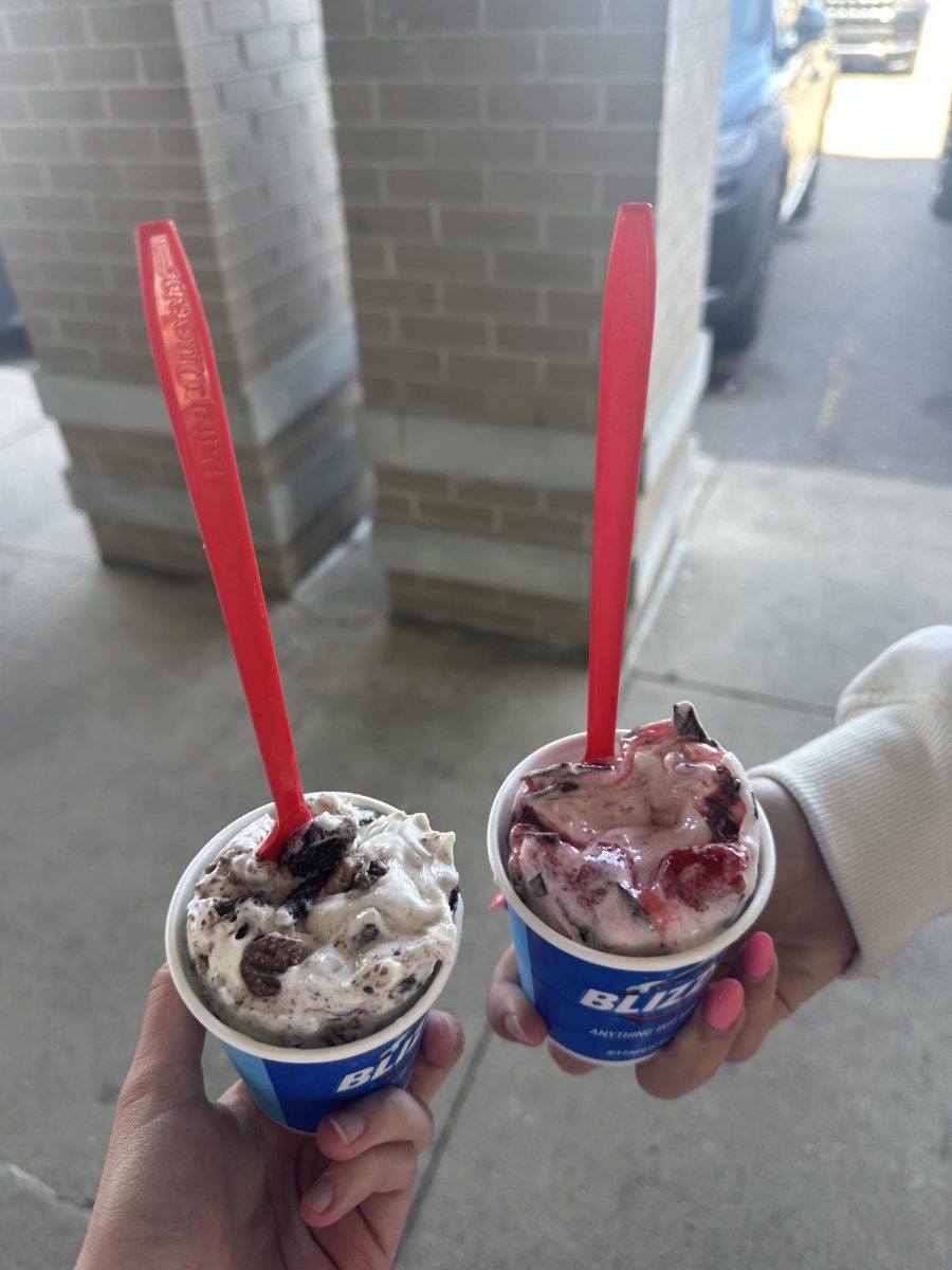 Dairy Queen’s Chocolate Dipped Strawberry and Oreo Reese’s Blizzards from their limited time menu.
