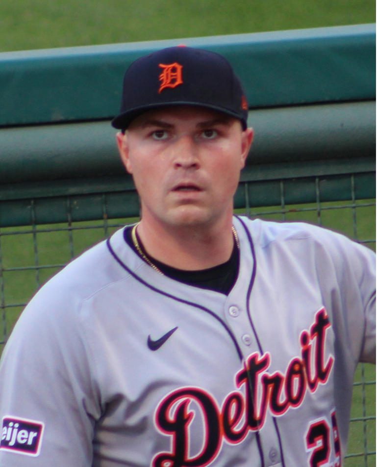 Tiger Pitcher in the dugout after a start 
